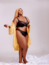 Woman wearing elegant premium lingerie from Sshhh Lingerie collection